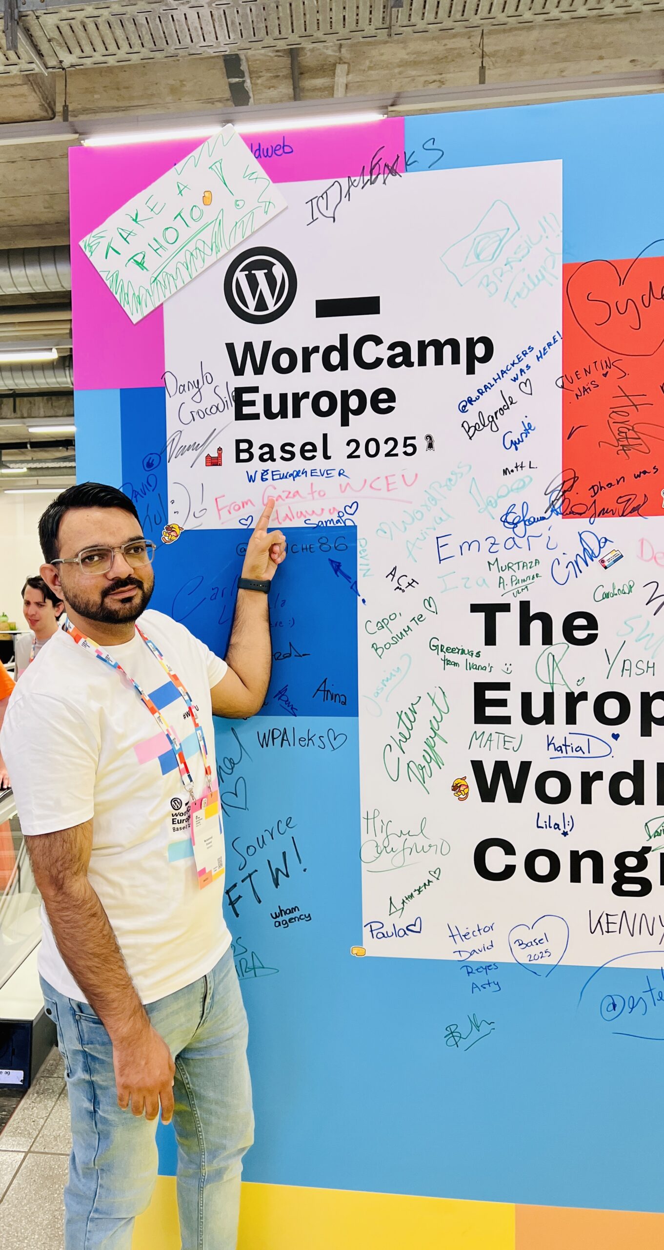 Muhammad Shakeel at WordCamp Europe 2025